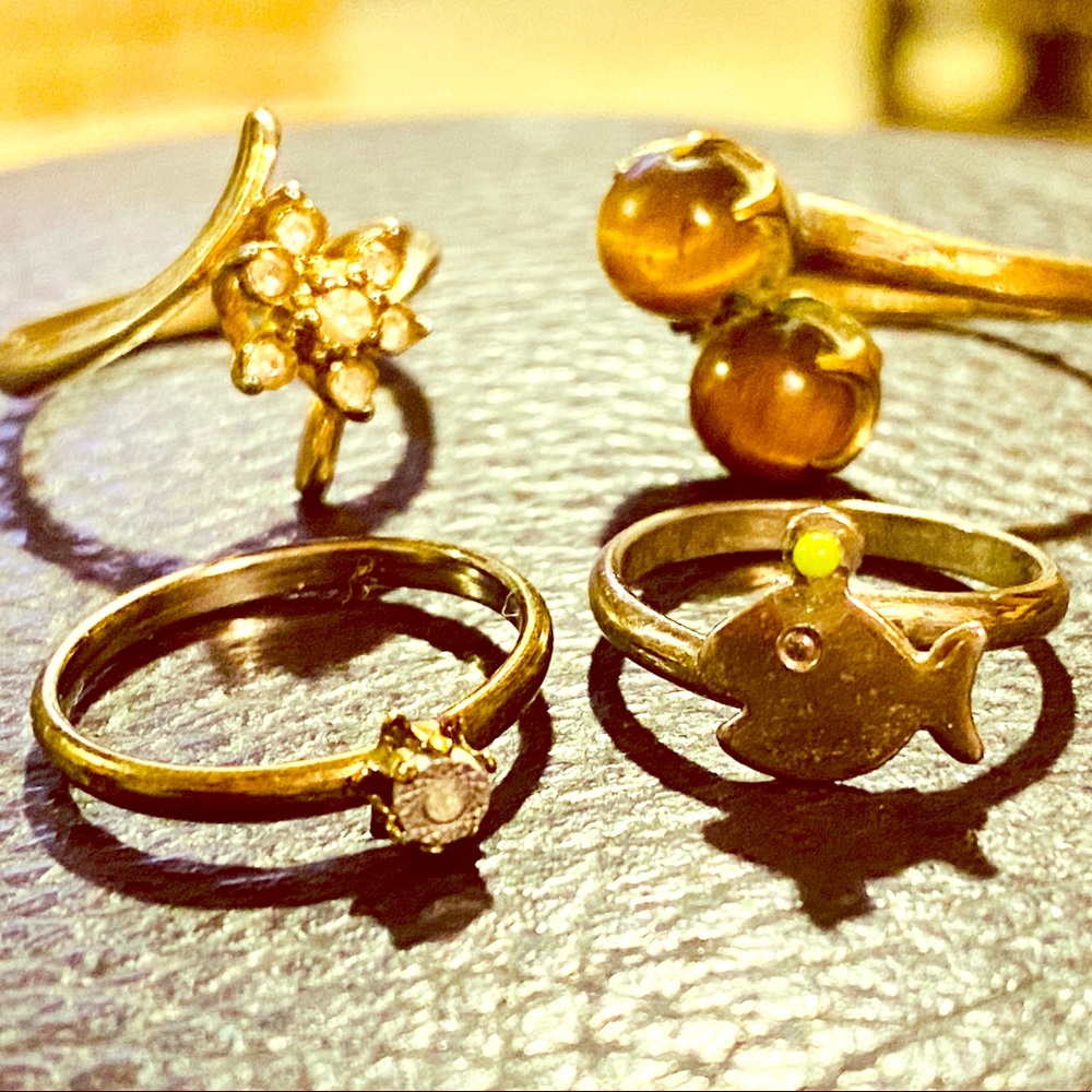 Vintage Rings Lot of 4
